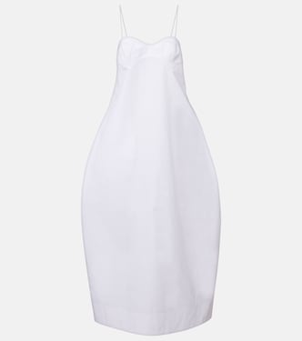 Cotton bustier dress | Róhe
