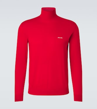 Rollkragenpullover aus Baumwolle | Prada