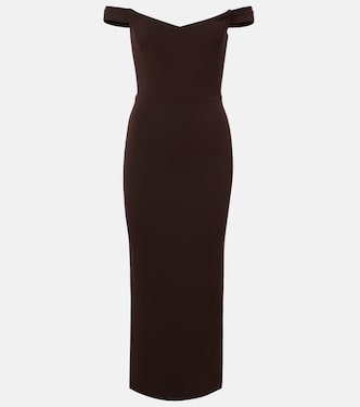Robe midi à épaules dénudées | Alex Perry