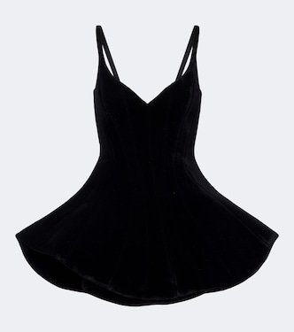 Velvet minidress | David Koma