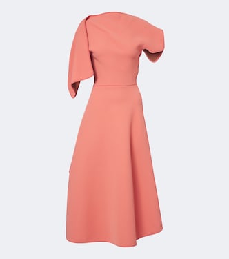Diadem draped asymmetric midi dress | Maticevski