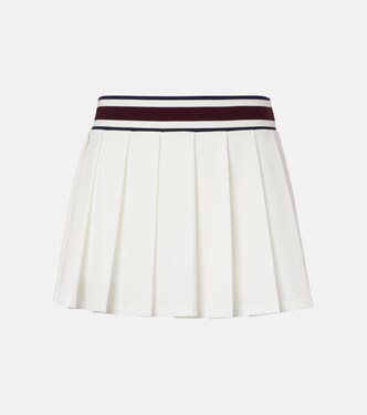 Striped pleated tennis skirt | Tory Burch