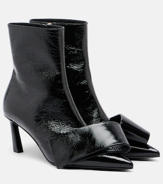 Twisted Ribbon leather ankle boots | Givenchy
