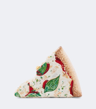 Clutch Pizza Margherita adornado | Judith Leiber Couture