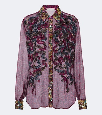 Embellished embroidered shirt | Dries Van Noten