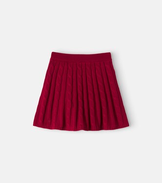 Cable-knit cotton skirt | Polo Ralph Lauren Kids