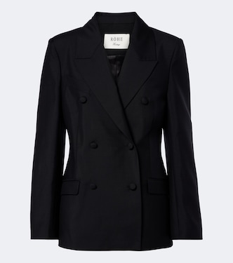 Blazer aus Wolle und Mohair | Róhe