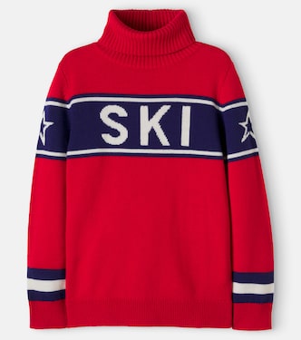 Pullover Schild aus Wolle | Perfect Moment Kids