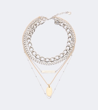 Layered chain necklace | Rabanne