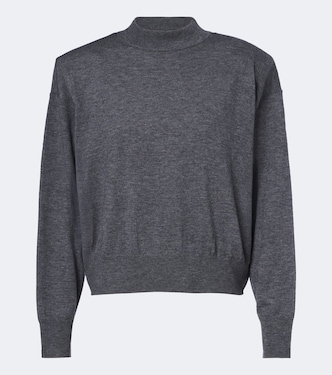 Rue wool-blend mockneck sweater | The Frankie Shop