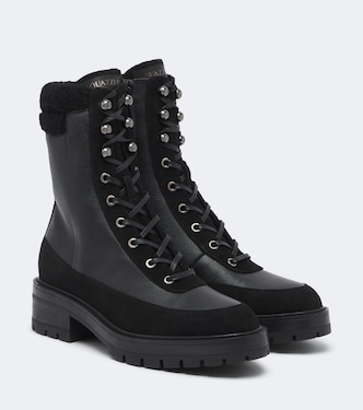 Very Cortina leather lace-up boots | Aquazzura