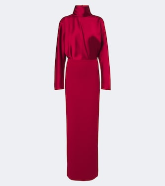 Sedgewick crêpe and satin gown | Solace London