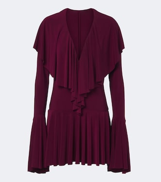 Ruffled minidress | Norma Kamali