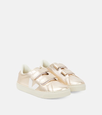 Baskets Esplar en cuir métallisé | Veja Kids