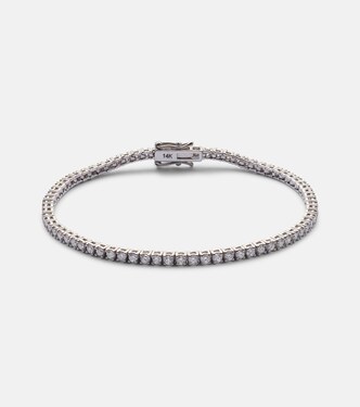 Tennis 14kt white gold bracelet | Sydney Evan