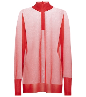 Longsleeve aus Mesh | Dolce&Gabbana