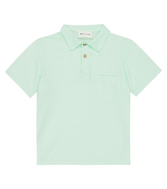Paddy cotton and linen polo shirt | Morley