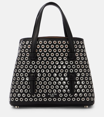 Mina 20 embellished leather tote bag | Alaïa