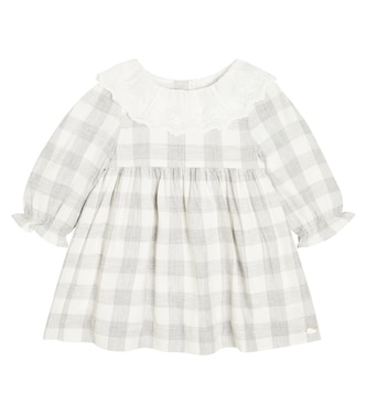Baby checked poplin dress | Tartine et Chocolat