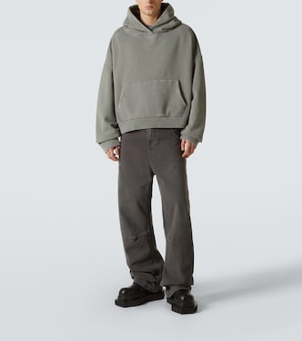Heavy cotton hoodie in grey - Entire Studios | Mytheresa