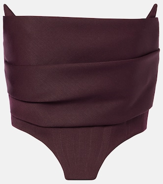 Draped bustier | Alex Perry