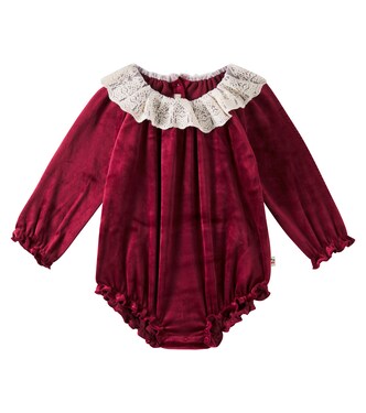 Baby Venola velvet bodysuit | Konges Sløjd
