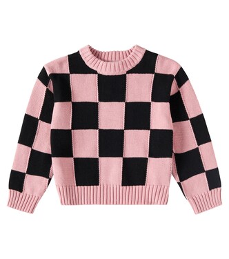 Gertina checked cotton sweater | Molo