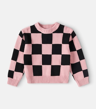 Pull Gertina en coton à carreaux | Molo