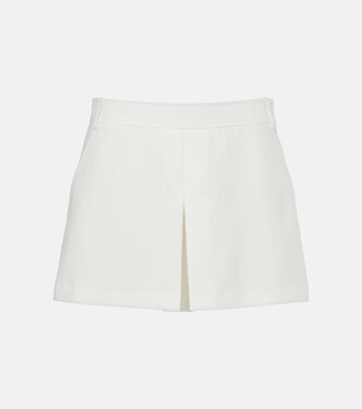Cotton and silk-blend piqué skort | Tom Ford