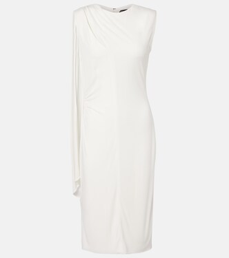 Cutout crepe jersey midi dress | Tom Ford