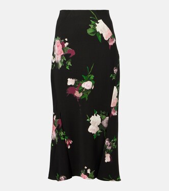 Floral midi skirt | Erdem