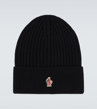 Ribbed-knit virgin wool beanie | Moncler Grenoble