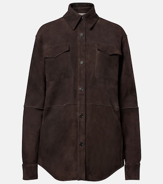 Gwena suede overshirt | The Row