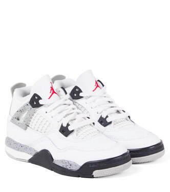 Jordan 4 Retro leather sneakers | Nike Kids