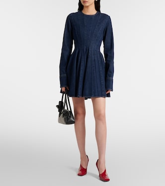 sportmax denim dress Fiorito denim midi dress in purple - Sportmax