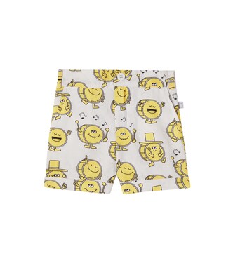 Baby - Shorts in cotone e lino | Stella McCartney Kids