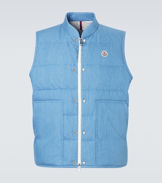 Daunenweste Heceta aus Denim | Moncler
