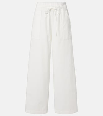 Cotton poplin wide-leg pants | Vince