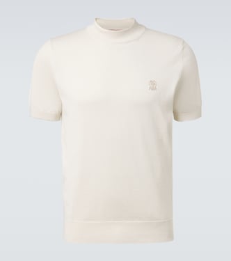 Jersey de algodón con logo | Brunello Cucinelli