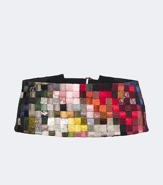 Embellished patchwork belt | Dries Van Noten