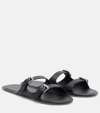 Double Belt leather sandals | Christen