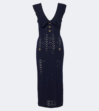 Knitted virgin wool midi dress | Alessandra Rich