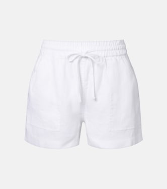 Sutton linen shorts | Velvet