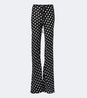 Pantalon évasé Scarlett à pois | Alexandra Miro