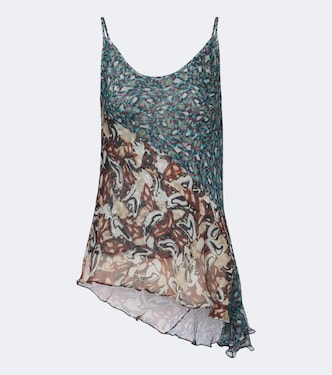 Printed asymmetric top | Dries Van Noten