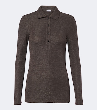 Polo en laine mélangée | Brunello Cucinelli
