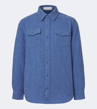 Hemd aus Kaschmir mit Malachit | God's True Cashmere
