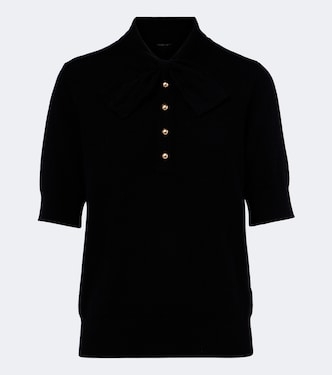 Wool and cashmere polo sweater | Jardin des Orangers
