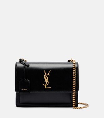 Bolso al hombro Sunset Medium de piel | Saint Laurent