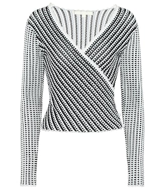 Striped stretch-knit top | Simkhai